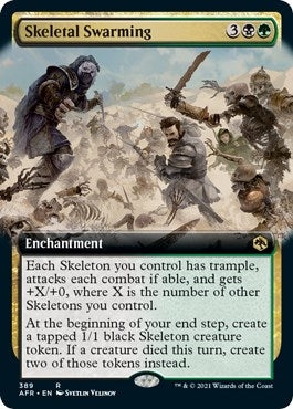 Skeletal Swarming (Extended Art) (389) [Adventures in the Forgotten Realms]