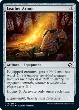 Image for Leather Armor (248) [Adventures in the Forgotten Realms] - Magic: The Gathering