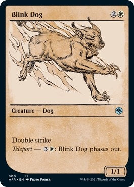 Image for Blink Dog (Showcase) (300) [Adventures in the Forgotten Realms] - Magic: The Gathering