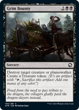 Image for Grim Bounty (106) [Adventures in the Forgotten Realms] - Magic: The Gathering