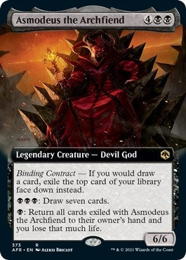 Image for Asmodeus the Archfiend (Extended Art) (373) [Adventures in the Forgotten Realms] - Magic: The Gathering