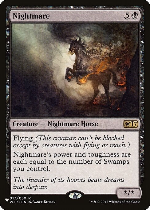 Image for Nightmare (017/030) [The List Reprints] - Magic: The Gathering