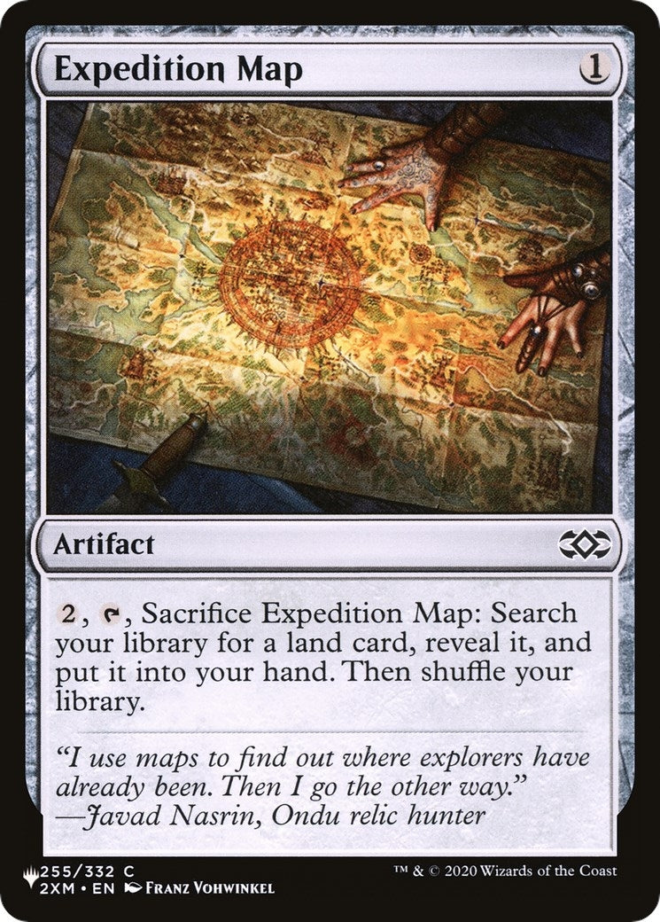Image for Expedition Map (255/332) [The List Reprints] - Magic: The Gathering