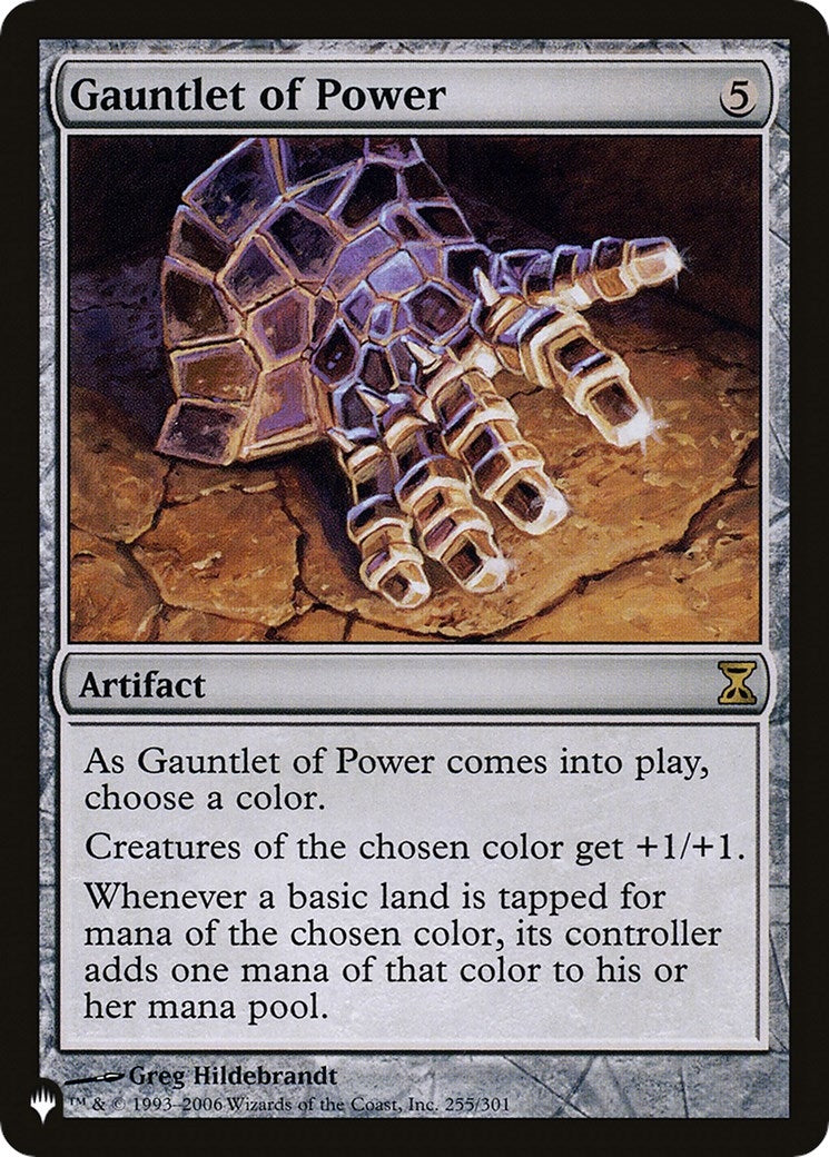 Image for Gauntlet of Power (255/301) [The List Reprints] - Magic: The Gathering