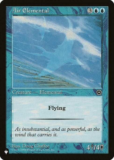 Image for Air Elemental [The List Reprints] - Magic: The Gathering