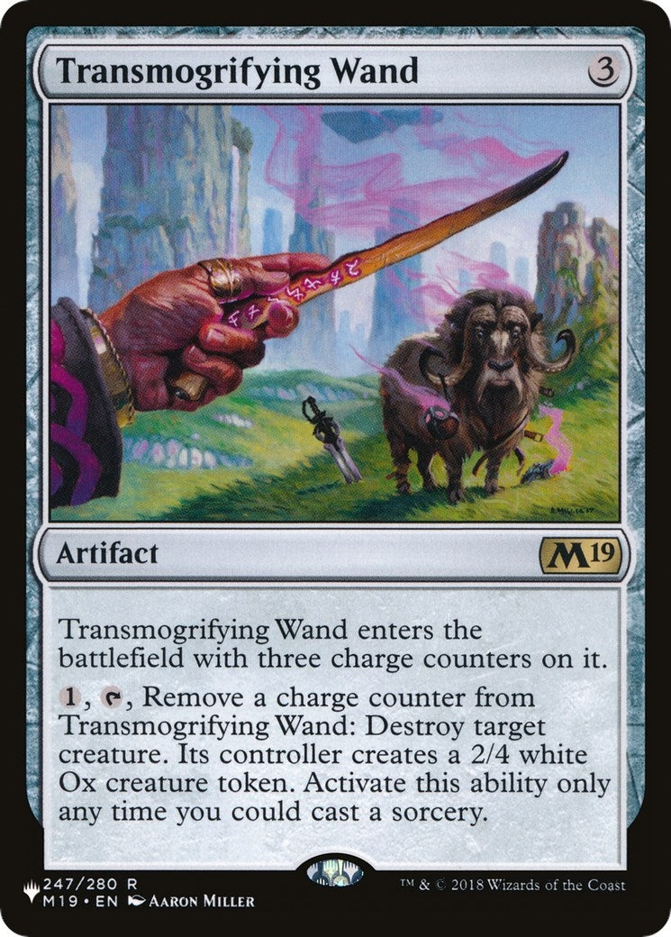 Image for Transmogrifying Wand (247/280) [The List Reprints] - Magic: The Gathering
