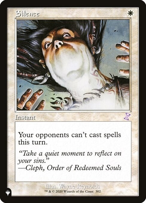 Image for Silence (302/289) [The List Reprints] - Magic: The Gathering