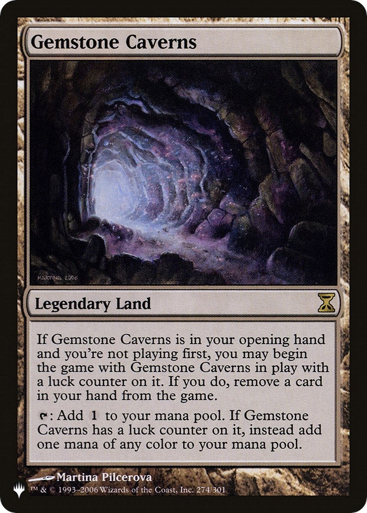 Image for Gemstone Caverns (274/301) [The List Reprints] - Magic: The Gathering