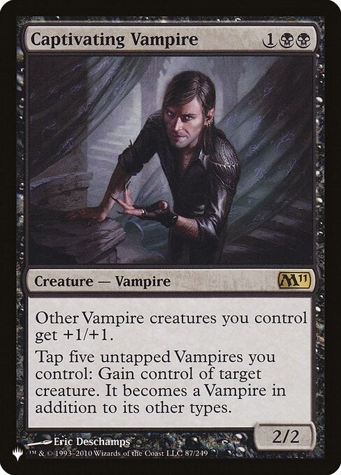 Image for Captivating Vampire (87/249) [The List Reprints] - Magic: The Gathering