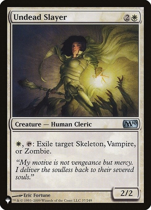 Image for Undead Slayer (37/249) [The List Reprints] - Magic: The Gathering