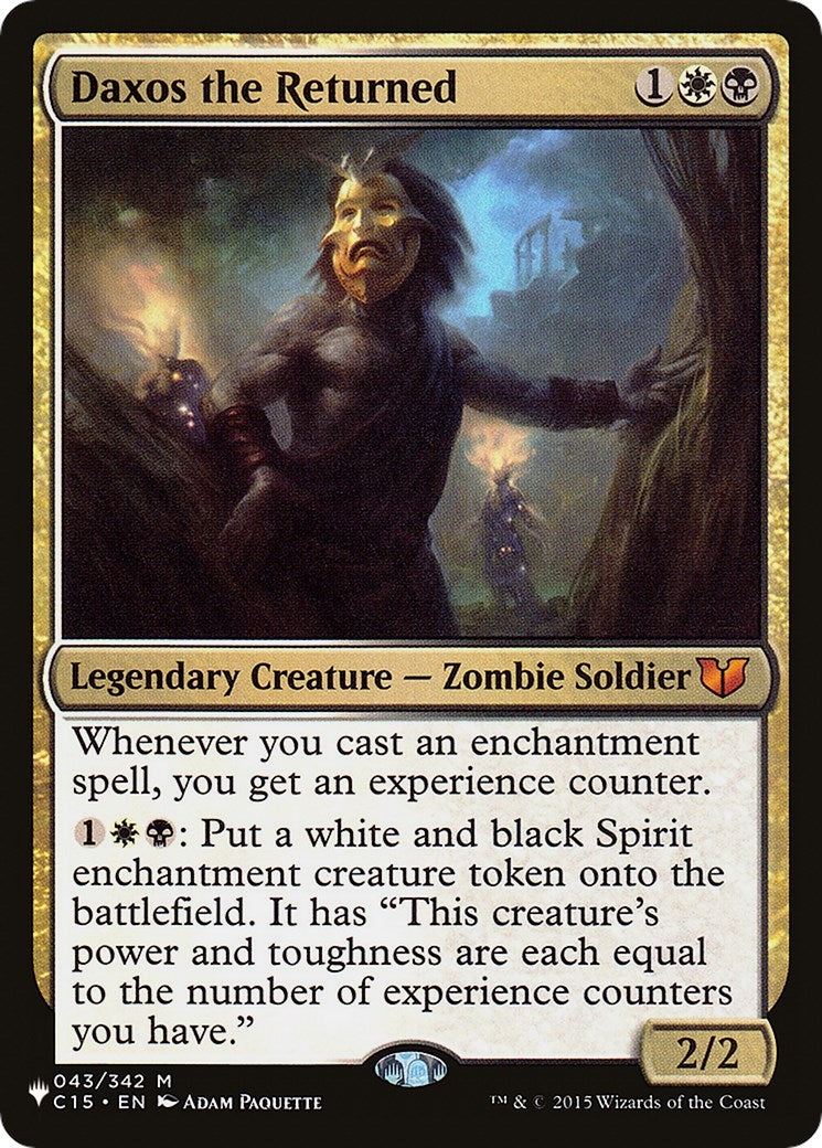 Image for Daxos the Returned (043/342) [The List Reprints] - Magic: The Gathering