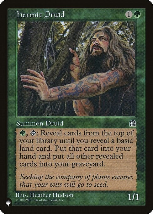 Image for Hermit Druid [The List Reprints] - Magic: The Gathering