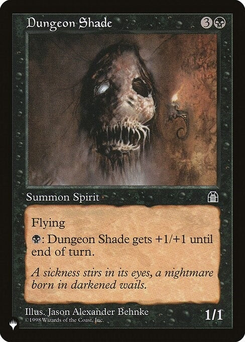 Image for Dungeon Shade [The List Reprints] - Magic: The Gathering