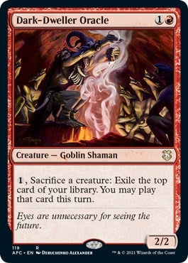 Image for Dark-Dweller Oracle (119) [Adventures in the Forgotten Realms] - Magic: The Gathering