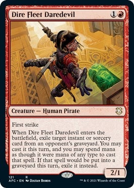 Image for Dire Fleet Daredevil (121) [Adventures in the Forgotten Realms] - Magic: The Gathering