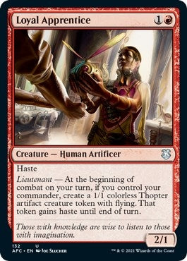 Image for Loyal Apprentice (132) [Adventures in the Forgotten Realms] - Magic: The Gathering