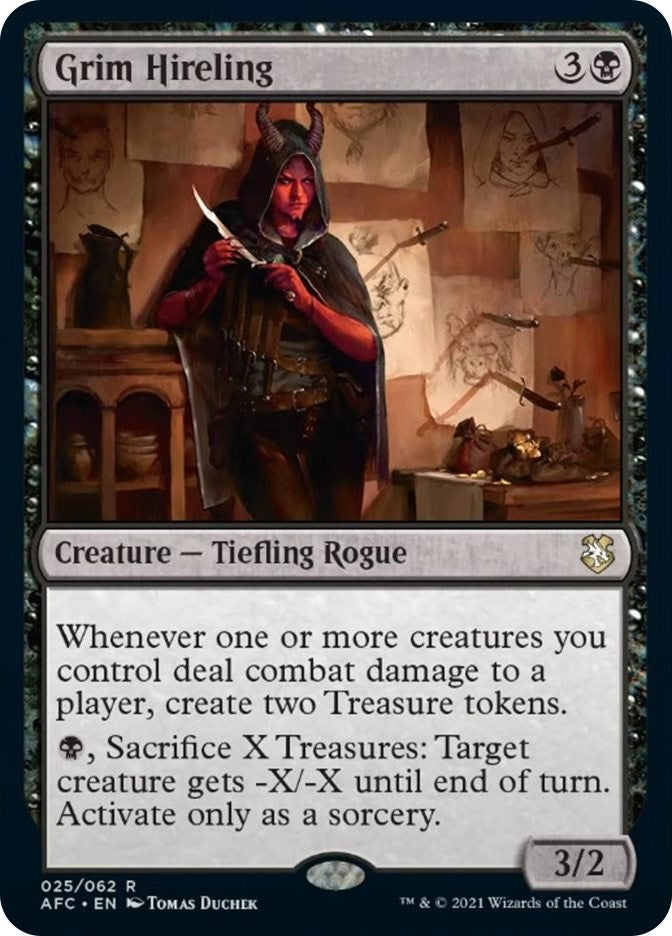 Grim Hireling (25) [Commander: Adventures in the Forgotten Realms]