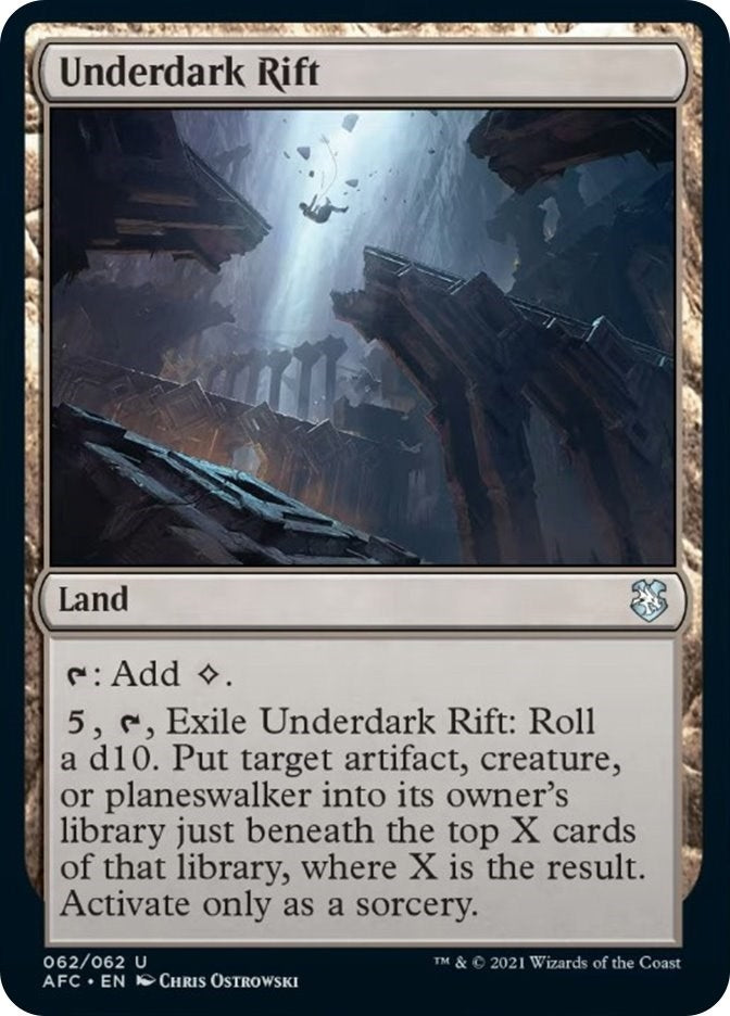 Image for Underdark Rift (62) [Adventures in the Forgotten Realms] - Magic: The Gathering