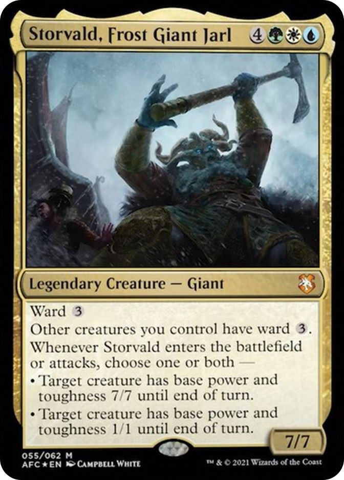 Image for Storvald, Frost Giant Jarl (55) [Adventures in the Forgotten Realms] - Magic: The Gathering