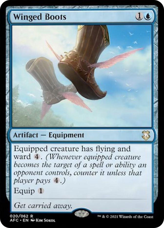 Image for Winged Boots (20) [Adventures in the Forgotten Realms] - Magic: The Gathering