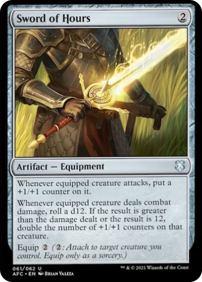Image for Sword of Hours (61) [Adventures in the Forgotten Realms] - Magic: The Gathering