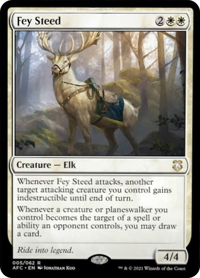 Image for Fey Steed (5) [Adventures in the Forgotten Realms] - Magic: The Gathering