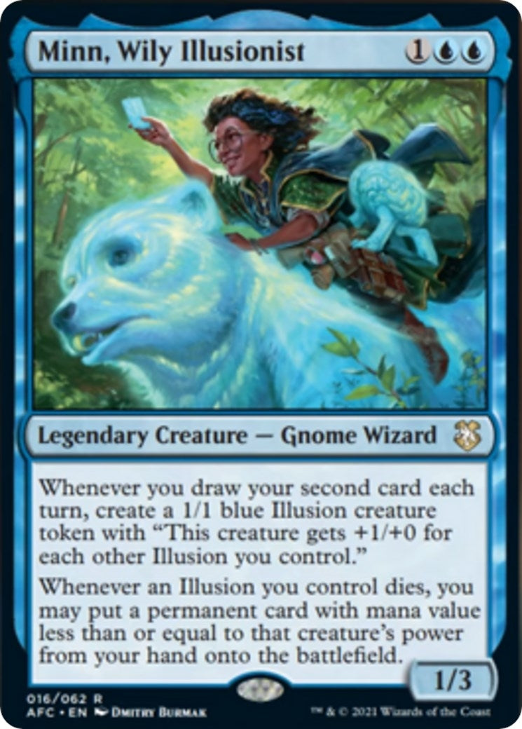 Image for Minn, Wily Illusionist (16) [Adventures in the Forgotten Realms] - Magic: The Gathering