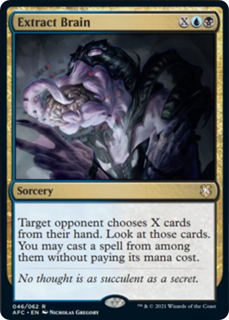 Image for Extract Brain (46) [Adventures in the Forgotten Realms] - Magic: The Gathering