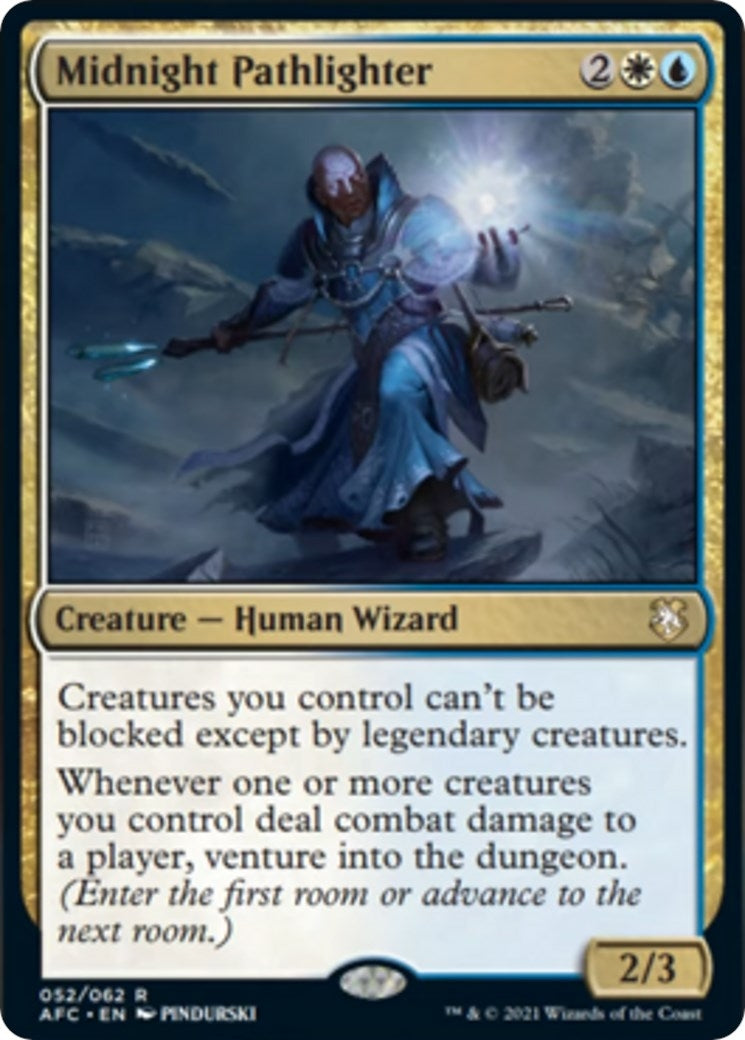 Image for Midnight Pathlighter (52) [Adventures in the Forgotten Realms] - Magic: The Gathering