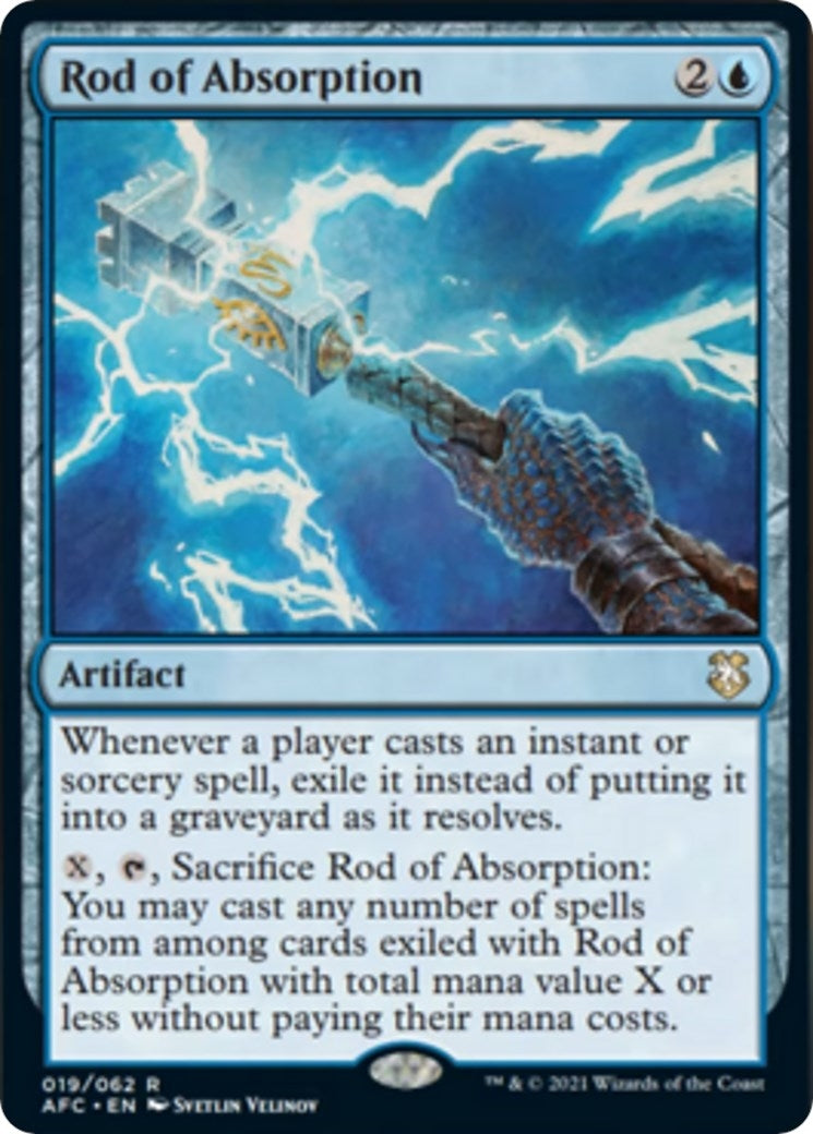 Image for Rod of Absorption (19) [Adventures in the Forgotten Realms] - Magic: The Gathering