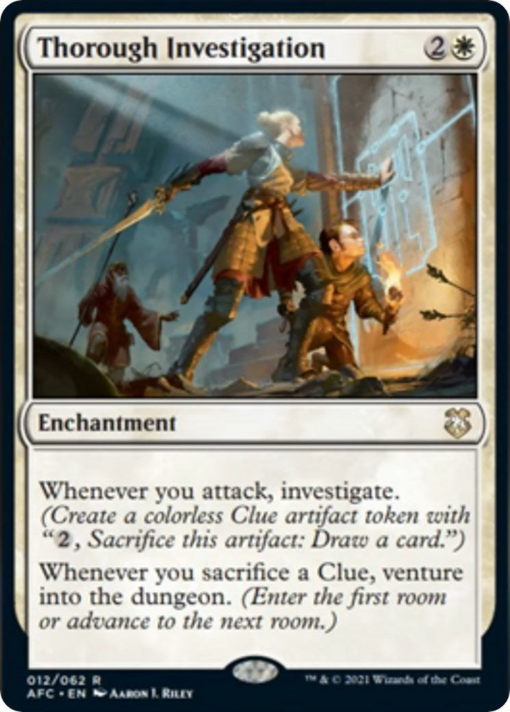Image for Thorough Investigation (12) [Adventures in the Forgotten Realms] - Magic: The Gathering