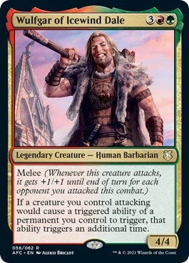 Image for Wulfgar of Icewind Dale (56) [Adventures in the Forgotten Realms] - Magic: The Gathering