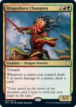 Image for Dragonborn Champion (45) [Adventures in the Forgotten Realms] - Magic: The Gathering
