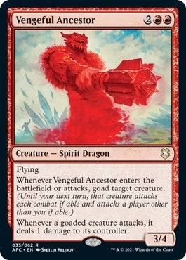 Image for Vengeful Ancestor (35) [Adventures in the Forgotten Realms] - Magic: The Gathering