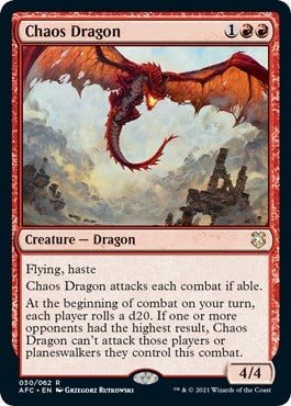 Image for Chaos Dragon (30) [Adventures in the Forgotten Realms] - Magic: The Gathering