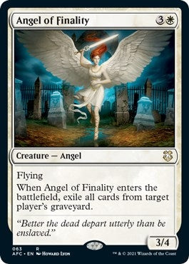 Image for Angel of Finality (63) [Adventures in the Forgotten Realms] - Magic: The Gathering