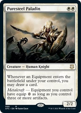 Image for Puresteel Paladin (69) [Adventures in the Forgotten Realms] - Magic: The Gathering