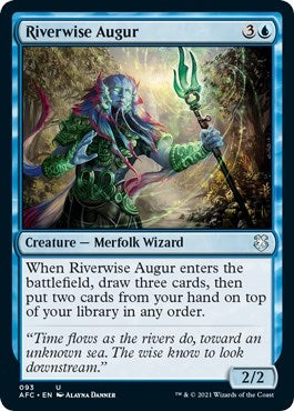 Image for Riverwise Augur (93) [Adventures in the Forgotten Realms] - Magic: The Gathering