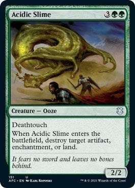Image for Acidic Slime (151) [Adventures in the Forgotten Realms] - Magic: The Gathering