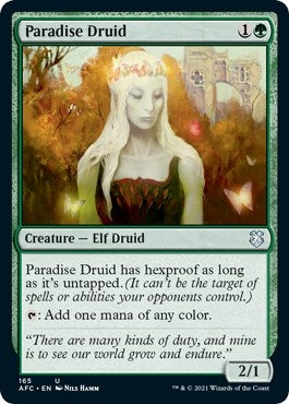 Image for Paradise Druid (165) [Adventures in the Forgotten Realms] - Magic: The Gathering