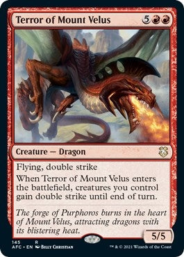 Image for Terror of Mount Velus (145) [Adventures in the Forgotten Realms] - Magic: The Gathering