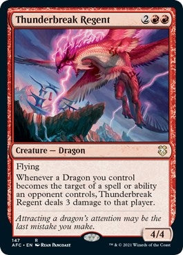 Image for Thunderbreak Regent (147) [Adventures in the Forgotten Realms] - Magic: The Gathering