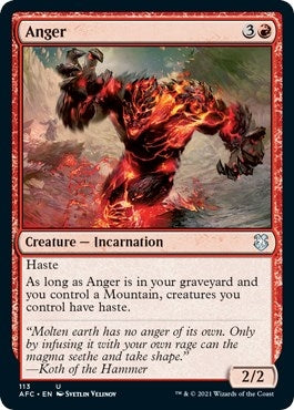 Image for Anger (113) [Adventures in the Forgotten Realms] - Magic: The Gathering