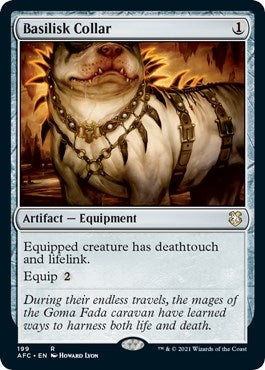 Image for Basilisk Collar (199) [Adventures in the Forgotten Realms] - Magic: The Gathering