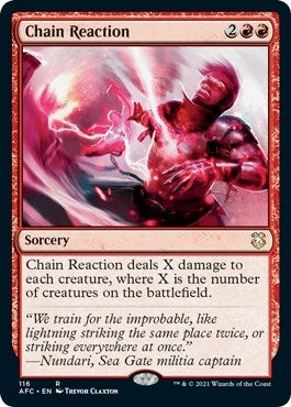 Image for Chain Reaction (116) [Adventures in the Forgotten Realms] - Magic: The Gathering