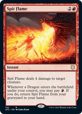 Image for Spit Flame (142) [Adventures in the Forgotten Realms] - Magic: The Gathering