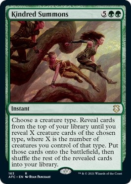 Image for Kindred Summons (163) [Adventures in the Forgotten Realms] - Magic: The Gathering