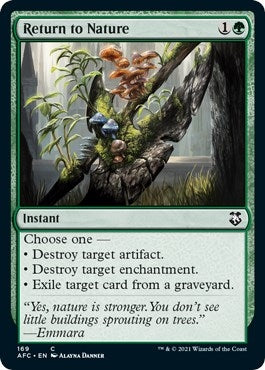 Image for Return to Nature (169) [Adventures in the Forgotten Realms] - Magic: The Gathering