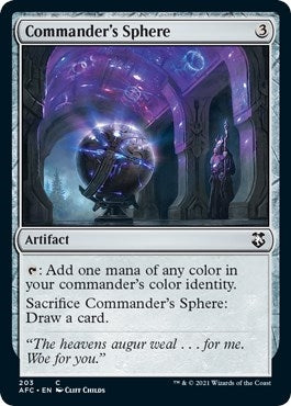 Image for Commander's Sphere (203) [Adventures in the Forgotten Realms] - Magic: The Gathering