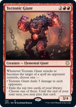 Image for Tectonic Giant (144) [Adventures in the Forgotten Realms] - Magic: The Gathering